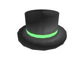 Green Banded Top Hat